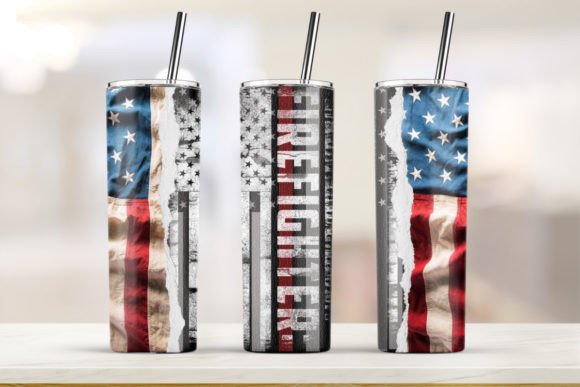 American Flag Tumbler 20oz