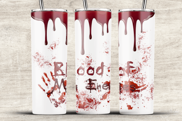 Blood of My Enemies Tumbler 20oz Skinny