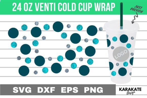 Circle, 24 Oz Venti Cup Hole Wrap