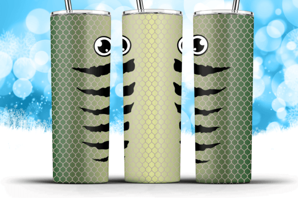 Green Fishing Lure 20oz Skinny Tumbler