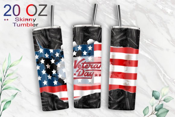 Veteran Day 20oz Tumbler Wrap
